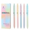 Ddaowanx Gel Pens, 5 Pcs 0.7mm Quick Dry Black Ink