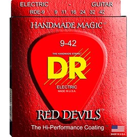 DR Strings Red Devils - Extra-Life Red Coated Electric 9-42