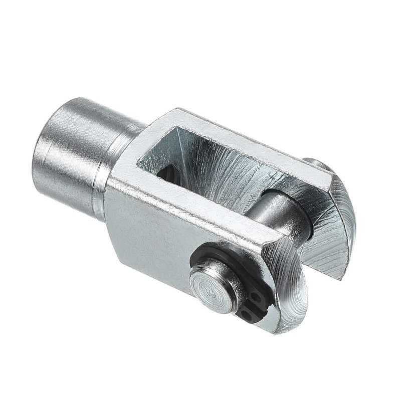 PATIKIL M8x1.25 Air Cylindrical Rod Clevis End, 2 Female Threads,