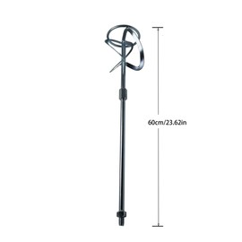 Concrete mixing head, paint mixer, paint mixer drill bit accessories, cement mixer tool drill bit, M14 electric brick mixer accessories, segmented S mixing head.