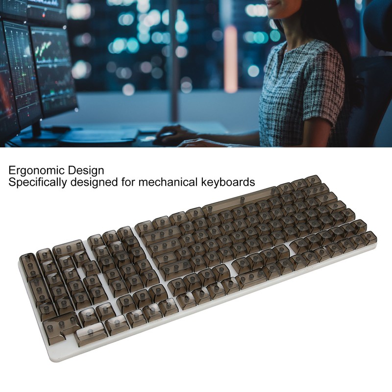 Keycap Set 132 Keys High Transparent PC CBSA Heigh Matte