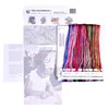 Thea Gouverneur - Cross Stitch Kit - Hydrangea & Rose