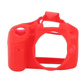 Silicone Camera Case for Nikon D3100 D3200, Shockproof and Anti Slip Protective Cover, Liquid Silicone for Comfortable Grip, Designed for Precise Integration (Red)