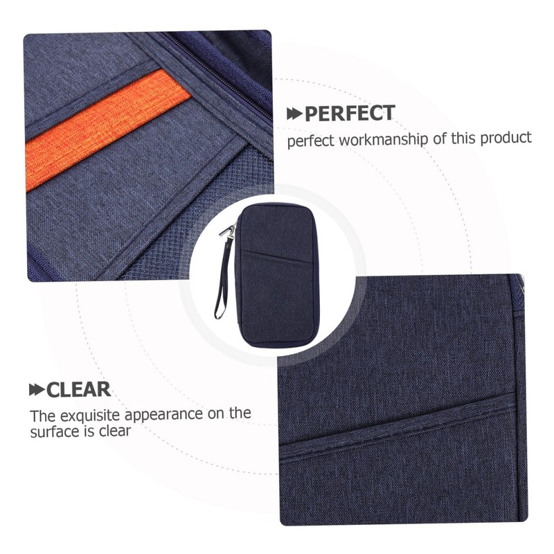 BESPORTBLE Multi-Functional Waterproof Passport Wallet Holder Portable Travel Document Organizer