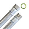 Eurotherm DN19 Reinforced Flexible 3/4-Inch Swivel Nut 3/4-Inch Outer Thread
