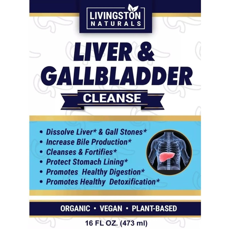 Livingston Natural Herbal Labs LIVER & GALLBLADDER Cleanse By Livingston