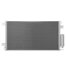DNA MOTORING Aluminum Air Conditioning A/C Condenser Compatible with Nissan NV1500 NV2500 NV3500 2012-2021, NI3030170, OEM-CDS-4153