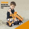 Jiakora Remote Control Dump Truck for Kids, 2.4GHz RC Construction