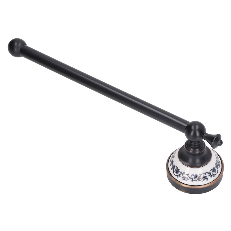Retro Copper Bathroom Towel Bar Single Bath Towel Rack for