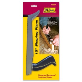 IVY Classic 12004 10-Inch Shaping Plane, Hardened and Tempered Steel, 1/Card