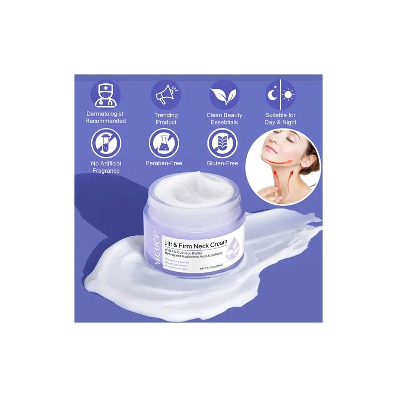 Crema Para Eliminar Arrugas Del Cuelloblanqueadora Piel 50ml