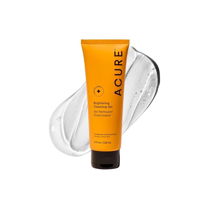 Acure, gel limpiador facial ultra hidratante de jugo verde 118