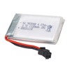 RC Aircraft Lithium Battery 3.7V 1100mAh with SM Black Plug