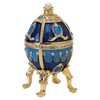Design Toscano The Pushkin Collection Natalia Faberge-Style Enameled Egg