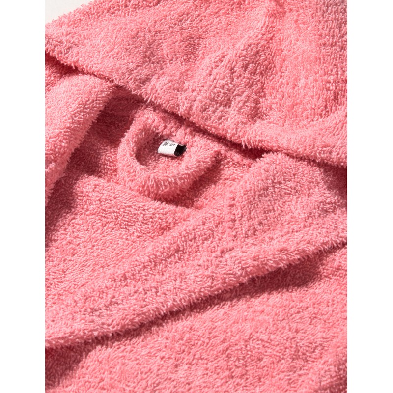 Playshoes Unisex Children's Terrycloth Bathrobe/Dressing Gown, coral