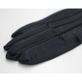 SANDAI Long-awaited Black Formal Men's Black Gloves with Hooks (M ~ LL) Toray Nylon Gloves, Set of 1, 3, 5, Black (1 pair), L