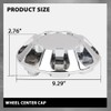 G-PLUS Wheel Center Caps Chrome Hub Cap Compatible with GMC