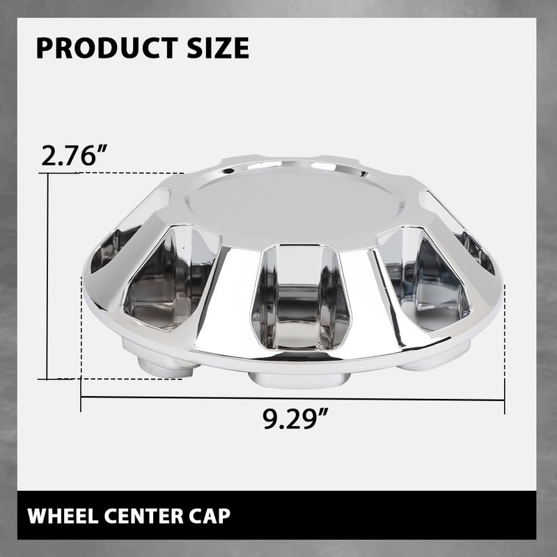 G-PLUS Wheel Center Caps Chrome Hub Cap Compatible with GMC