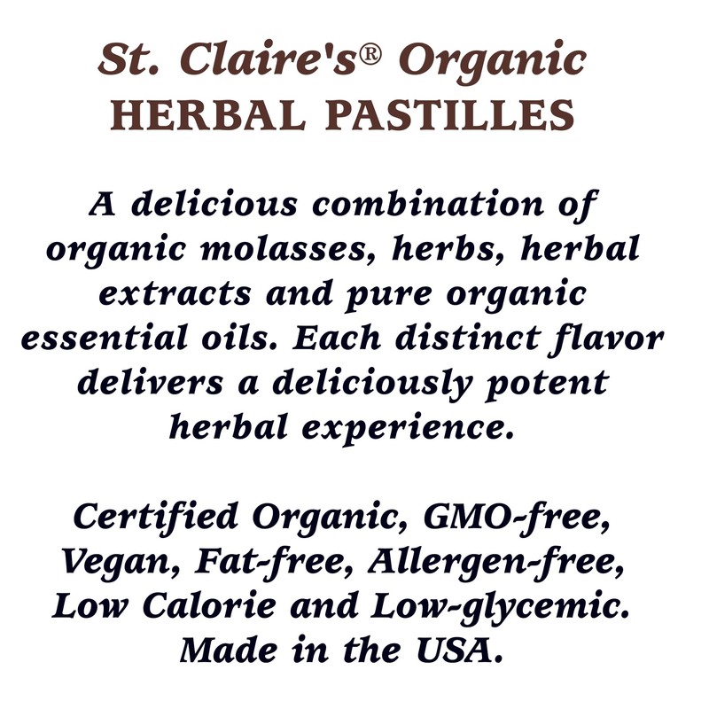 St. Claire's Organics Herbal Pastilles Candy 27 Ounce Bag