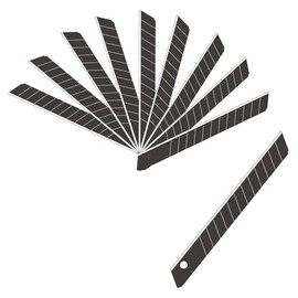 Muratec KDS Cutter Replacement Blades Sharp Black Blades (Small), Pack of 10 SB-10BH