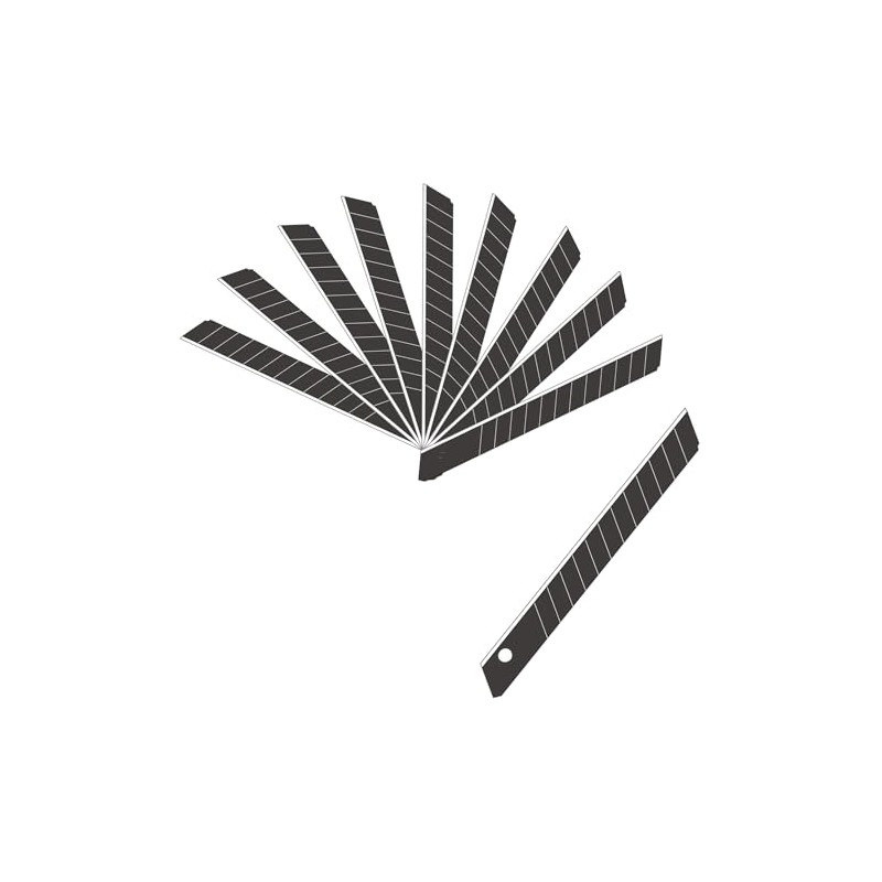 Muratec KDS Cutter Replacement Blades Sharp Black Blades (Small), Pack