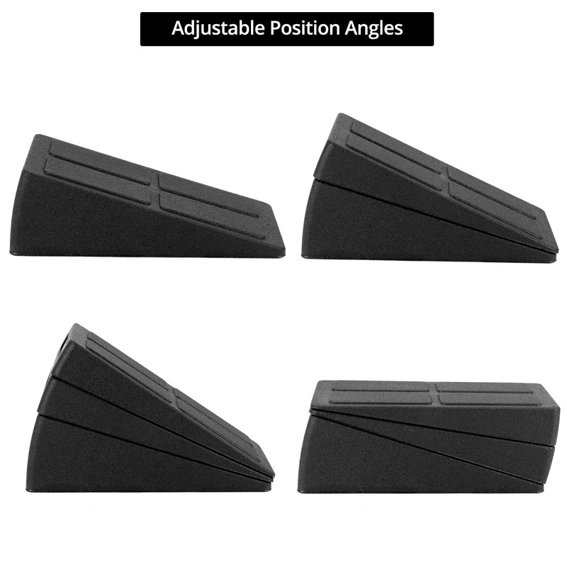 QWORK Multi-Angle Calf Wedge Stretcher Foot Stretch Block, Non-Slip, Adjustable