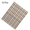 sourcing map 12pcs Cobalt Drill Bit, #6 0.204" HSS-CO Aircraft