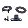 J Clarke Marine 10pcs Black turnbutton fastener 6mm kit eyelet