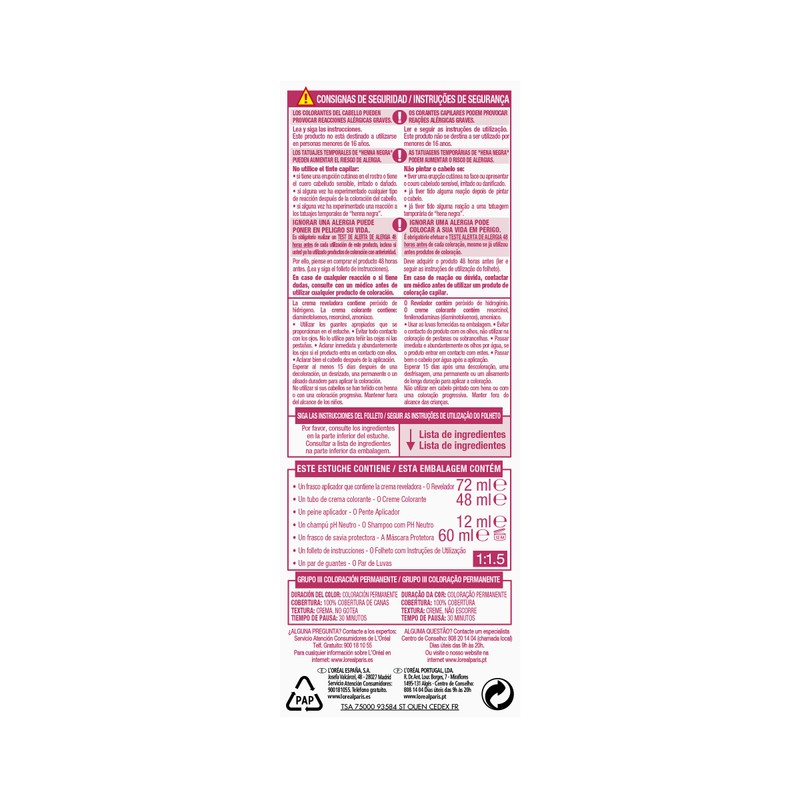 L'Oréal Paris 'Oréal Paris Excellence Creme Dye Triple Protection No.