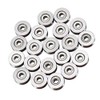 20pcs Ball Bearings, V623ZZ Pulley, Miniature Carbon Steel Roller Bearings