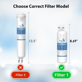 Compatible with Whirlpool EDR1RXD1, P8RFWB2L, W10295370A, Compatible with Kenmore 9081, 46-9081, 46-9930 Refrigerator Water, PACK of 2