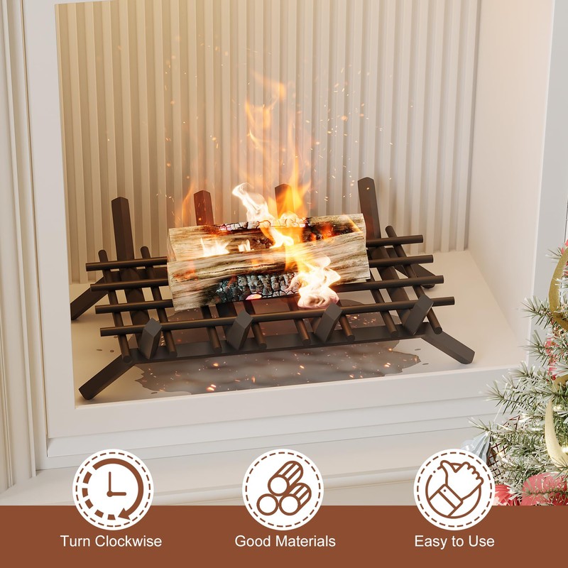 BJADE‘S 16" x 10" Fireplace Grate Ember Retainer - Extra
