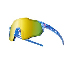 TTOAOKE Kids Sunglasses Youth Baseball Glasses for Sports & Cycling Lightweight Anti-Glare Softball Goggles for Boys & Girls (BF017)