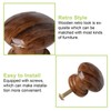 UFURMATE Drawer Knobs, 20 Pieces Plastic Wood Grain Drawer Knobs,