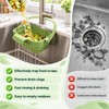 Foldable Hanging Sink Drain Basket Collapsible Kitchen Faucet Food Strainer
