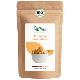 Organic Turmeric Capsules Pack of 1000 | High Dose 1500 mg Daily Dose | With Premium Curcumin from Curcuma & Piperine from Black Pepper Extract | Vegan and 100% Pure without Additives