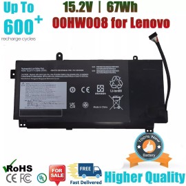 Unbranded 00HW008 00HW009 67Wh BATTERY FOR LENOVO ThinkPad Yoga 15 20DQ 20DR SB10F46446