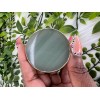 Does Not Apply Green Aventurine Round Phone Grip - Green