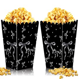 JeVenis 20PCS Black Coquette Goodies Bags Coquette Goodies Bags Birthday Party Favor Bags for Birthday Bridal Shower Baby Shower