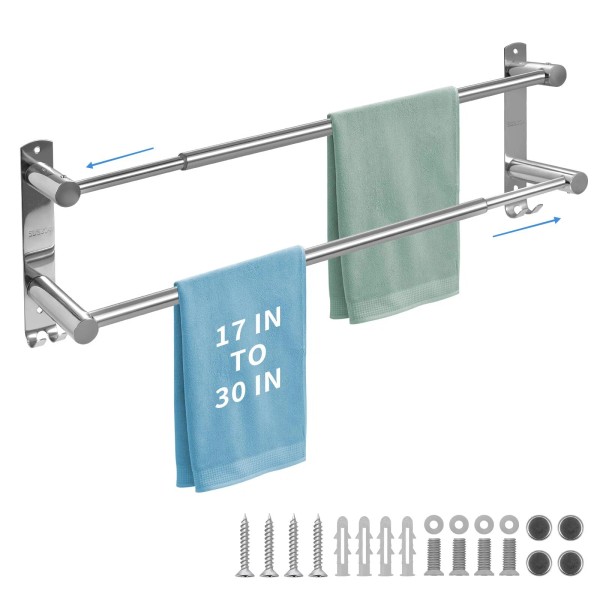 Does not apply zmnklry Adjustable Towel Bar & Rack for