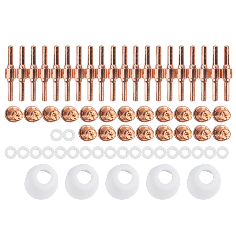 65Pcs PT‑31 Plasma Cutting Consumables Fit for CUT‑40 Plasma Cutting