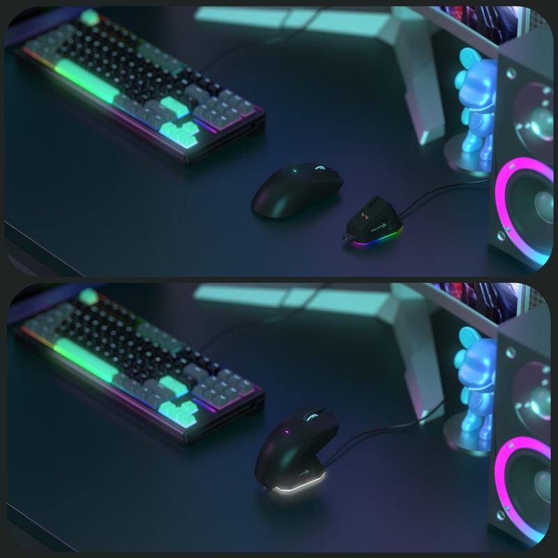 ATTACK SHARK X11 Gaming Mouse, Wireless, 2.4g/Bluetooth/USB-C, Ultra-lightweight 2.21 oz,
