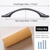 aspearly 30 Pack Cabinet Handles Black Metal Stainless Steel Kitchen