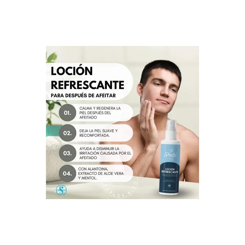 Crema Suave Afeitar + Loción Refrescante Sin Irritar