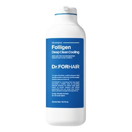 DR.FORHAIR Folligen Deep Clean Cooling Shampoo 500 ml/16.91 fl. oz. | Cooling & Refreshing | Deep Cleanses, Eliminates Excess Oil and Calms | Hair Strengthening
