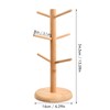 Chstarina Wooden Cup Stand, Bamboo Wooden Cup Holder, Pretzel Holder,