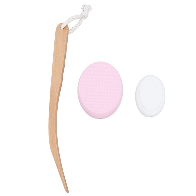 Lotion Applicator Long Handle Back Cream Applicator with 4 Replaceable