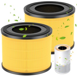 2 Pack AP-S0610L Pet Care Replacement Filter, Compatible with MOOKA AP-S0610L Air Purifier, H13 True HEPA Filter, 3-Stage Filtration System, Designed for Pet Odors, Smoke, Dander, Pollen