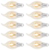 10PCS C35 LED Gold Filament Bulb 2700K 4W E14 Base