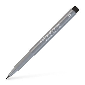 Faber-Castell Art & Graphic Pitt Artist Pen Brush India Ink Pen, Cold Grey Iii, Single Pitt Pen, For Art, Craft, Drawing, Sketching, Home, School, University, Colouring